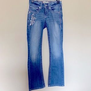 Ariat Boot Cut Light Wash Rose Jeans